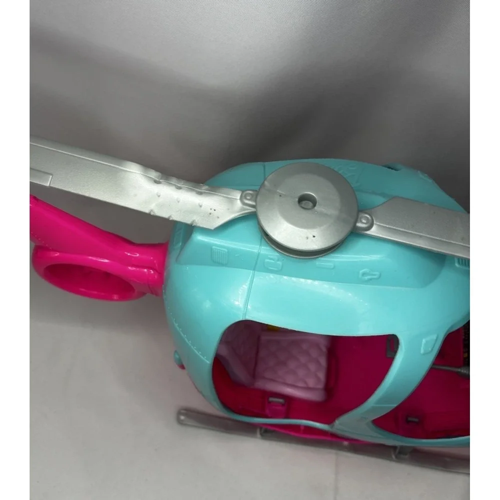 Mattel Barbie Helicopter Dreamhouse Adventures w/ Moped & Snowmobile